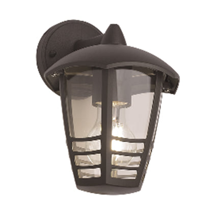 GARDEN LANTERN TOP MOUNT BLACK E27 60W BELIGHT