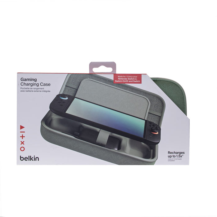 BELKIN CHARGING CASE WITH 10000 mAh BATTERY GREEN NINTENDO SWITCH 2