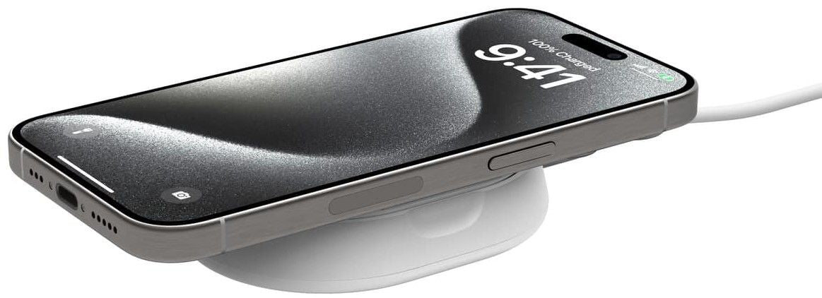 Belkin Wireless Charger - Boost Charge Pro Convertible, Qi2, 15W, white
