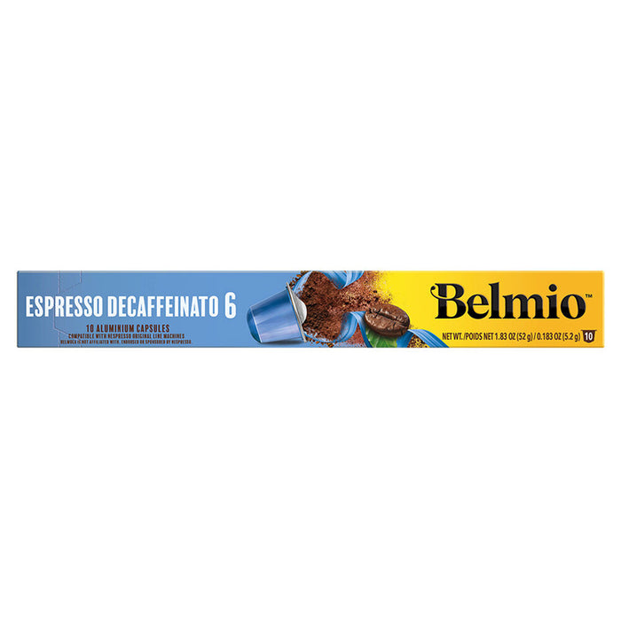 COFFEE BELMIO ESPRESSO DECAFF. NES 10PCS