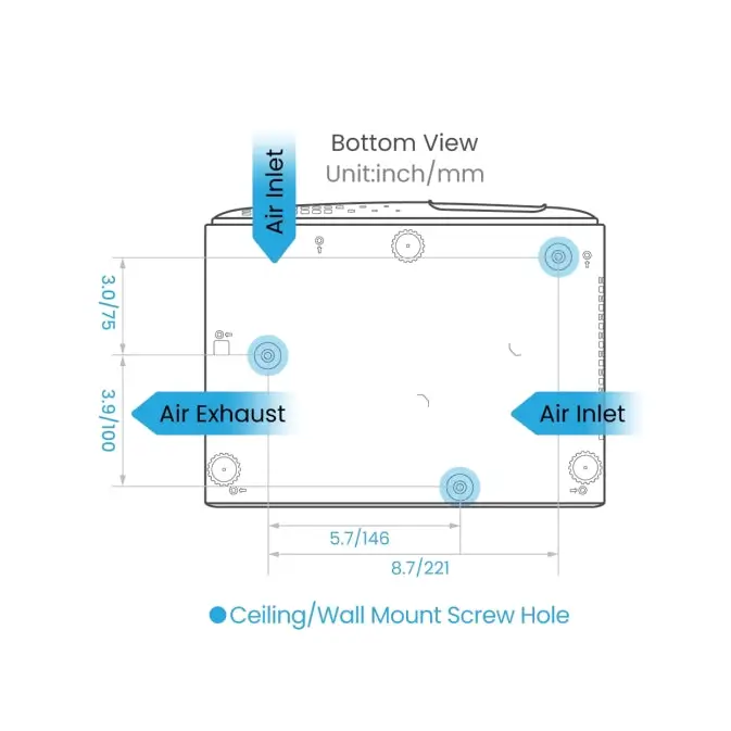 BenQ TK710STi DLP 4K UHD (3840x2160) HDR Ultra-fast 4ms 10K:1 3200 AL 1.2x Zoom Keystone 3D Console Gaming 2xHDMI USB