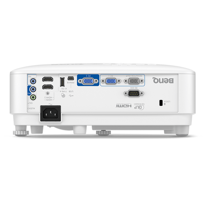 Video projector BenQ MX808STH, DLP, XGA, 3600 ANSI, 20,000:1, Short throw, white