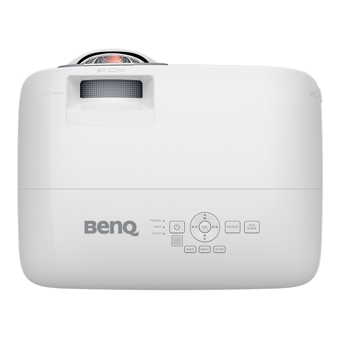 Video projector BenQ MX808STH, DLP, XGA, 3600 ANSI, 20,000:1, Short throw, white