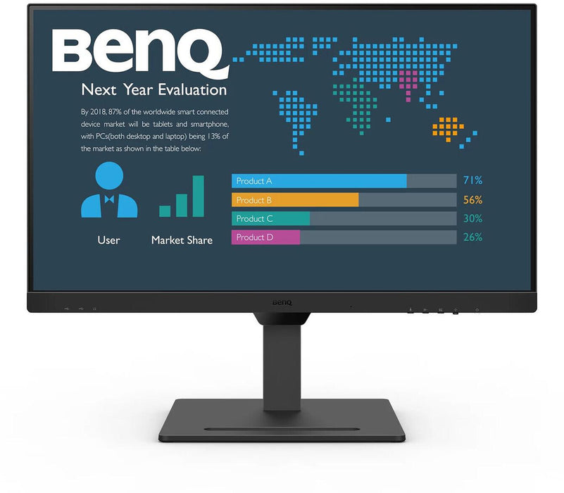 Monitor BenQ BL2790QT, 27 inch, IPS QHD, DisplayPort, HDMI, USB-C, Black