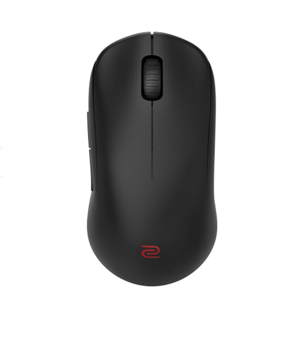 BenQ ZOWIE U2-DW 4K Wireless Mouse for Esports, Size M, 60g, up to 4000 Hz, up to 3200 DPI, Symmetrical design, Inward-curved both sides for agility during multi-angle movement, Wireless w/4K enhanced receiver, Driverless, plug and play