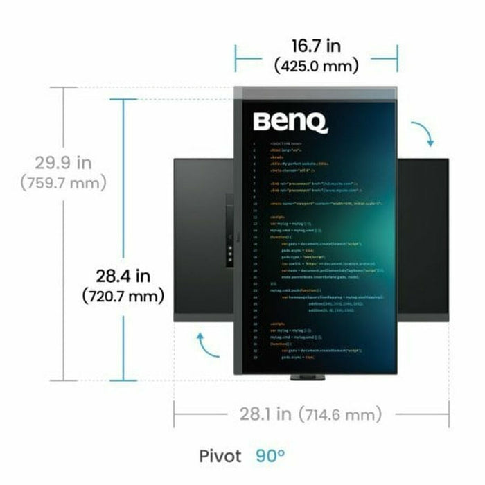 BenQ RD320UA Programming Monitor, 31.5", Ergo Stand