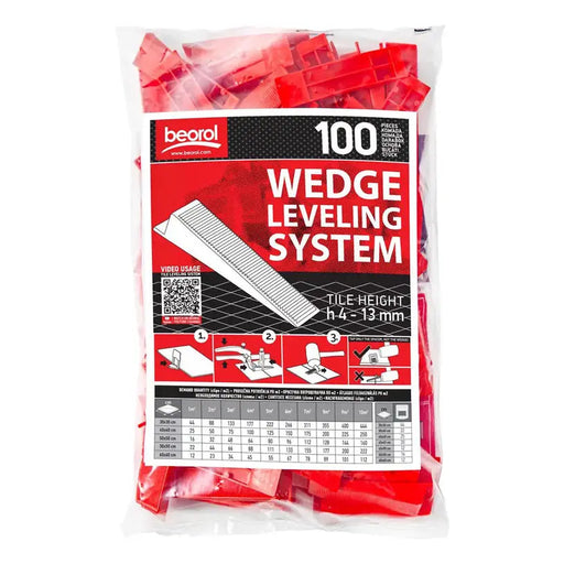 BEOROL TILE LEVELING WEDGE 100 PCS. - Строителни инструменти и аксесоари<<<Инструменти аксесоари за