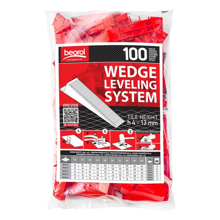 BEOROL TILE LEVELING WEDGE 100 PCS.