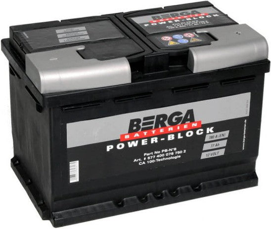BERGA POWER BLOCK 77AH 780A R+