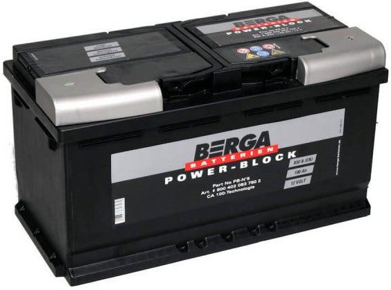 BERGA POWER BLOCK 100AH 830A R+