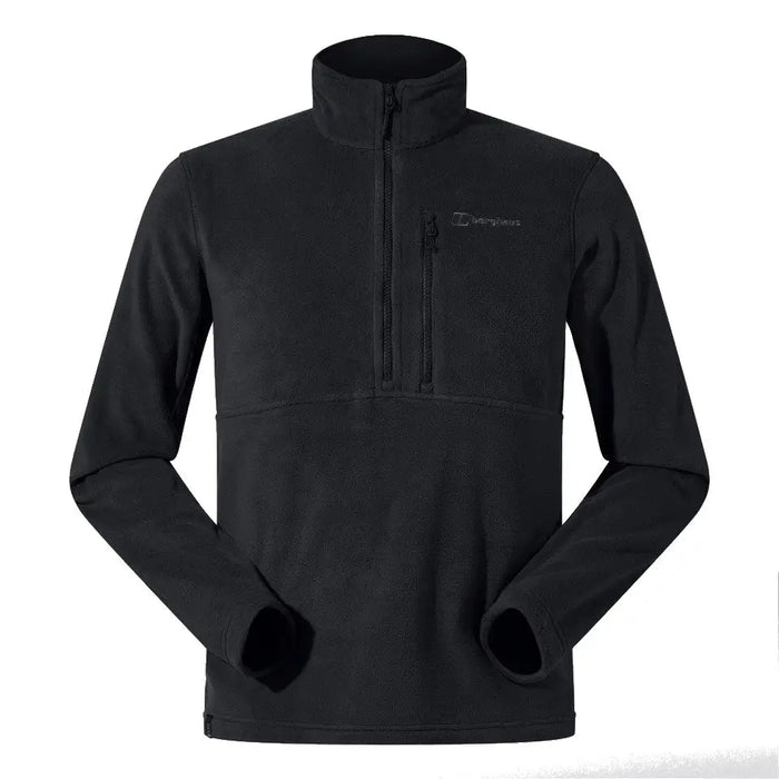 BERGHAUS Prism Half Zip Polartec® Fleece - men’s fleece sweatshirt size M (black)