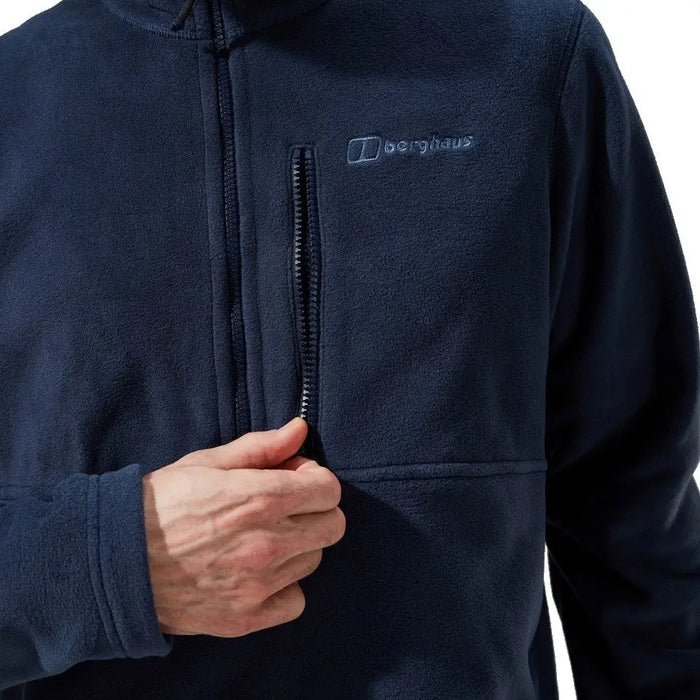BERGHAUS Prism Half Zip Polartec® Fleece - men’s fleece sweatshirt size M (blue)