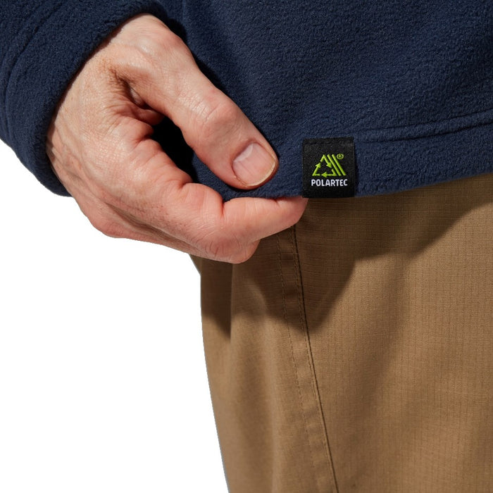 BERGHAUS Prism Half Zip Polartec® Fleece - men's fleece sweatshirt, size L (blue)