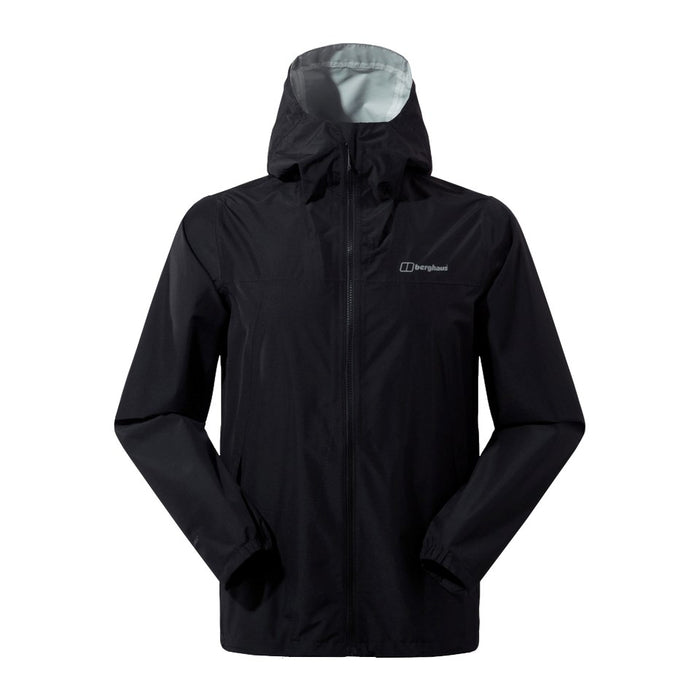 BERGHAUS Deluge Pro 3.0 - men's rain jacket, size M (black)