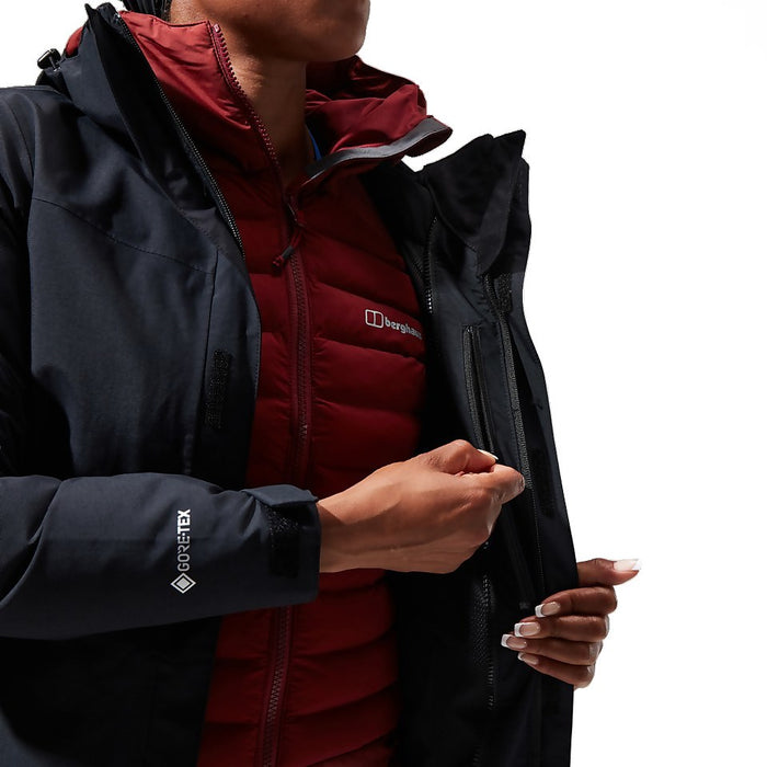 Berghaus Hillwalker IA Shell Jacket size S Black + Berghaus Deluge 2.0 Pants size S Black