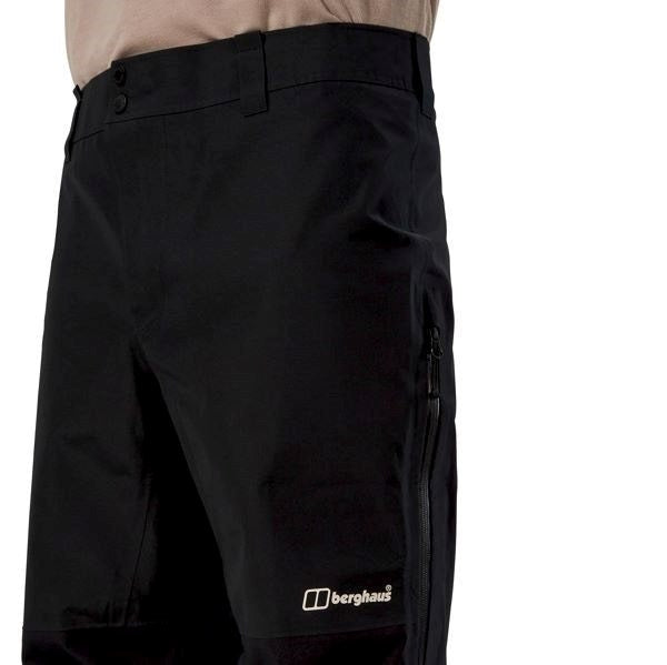 Berghaus Deluge Pro 3.0 jacket, size M, black + Berghaus HILLWALKER OVRTRS AM BLK/BLK, size M