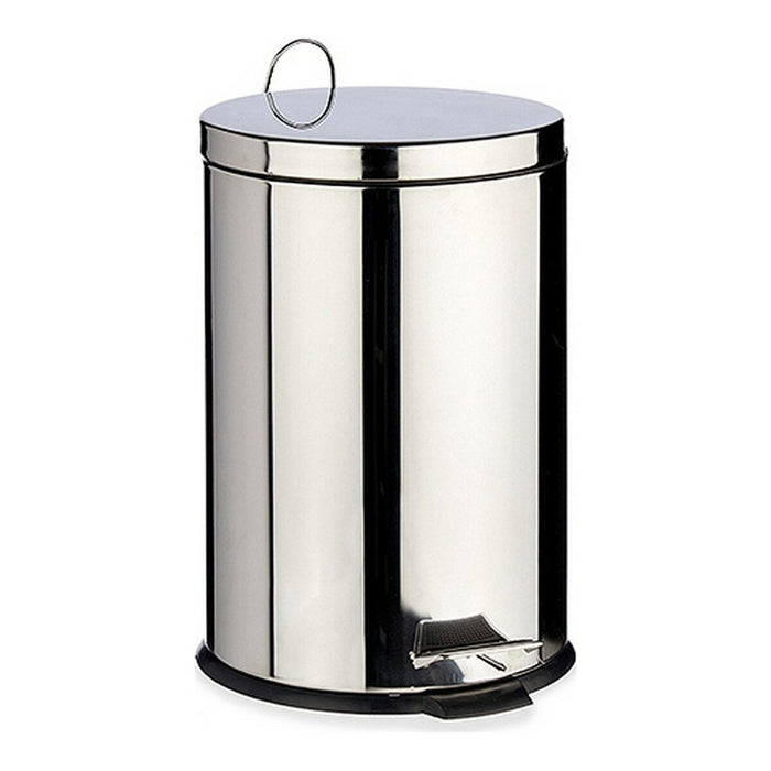 Rubbish bin Berilo Silver Stainless steel Steel Plastic 20 L