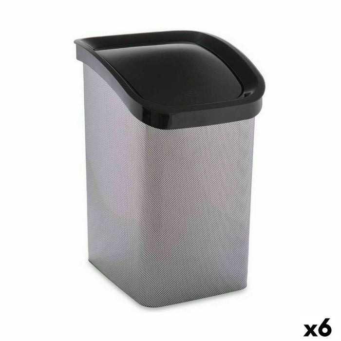 Rubbish bin Berilo Dark grey Plastic 23 L Tipper truck (6 Units)