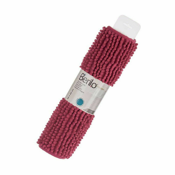 Bath rug Berilo Burgundy 60 x 40 x 2 cm 11 x 11 x 47 cm (12 Units)