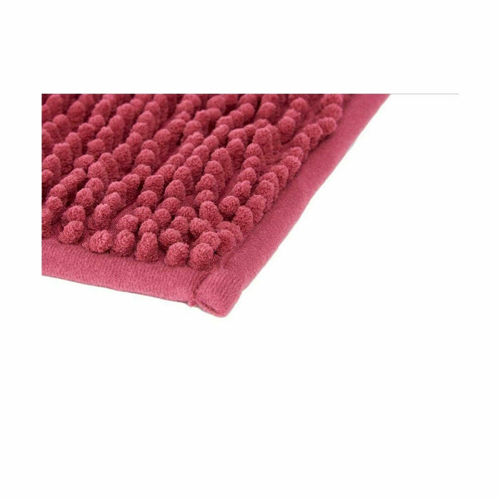 Bath rug Berilo Burgundy 60 x 40 x 2 cm 11 x 11 x 47 cm (12 Units)