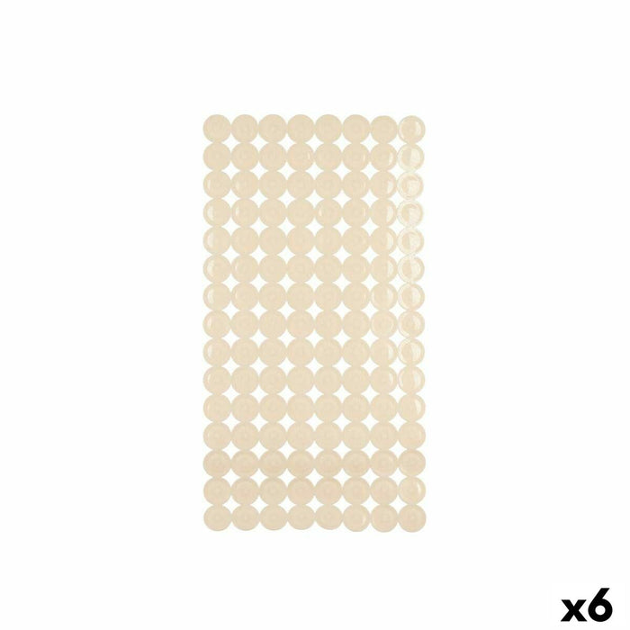 Non-slip Shower Mat Berilo Beige PVC 6 x 36 x 6 cm 68 x 36 x 1 cm (6 Units)