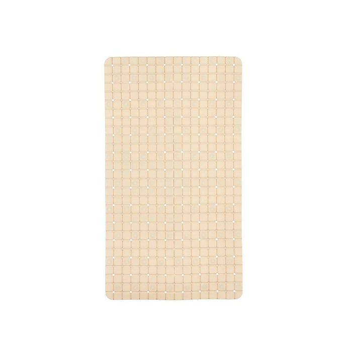 Non-slip Shower Mat Berilo Beige PVC 67,7 x 38,5 x 0,7 cm Frames (6 Units)