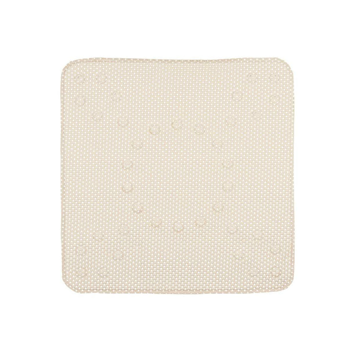 Non-slip Shower Mat Berilo Beige PVC 53 x 52,5 x 1 cm (6 Units)