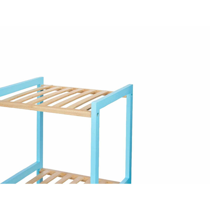 Bathroom Shelves Berilo Blue Natural 35 x 30 x 100 cm 35,2 x 100,2 x 30,2 cm