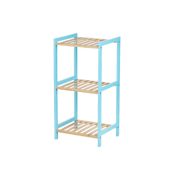 Bathroom Shelves Berilo Blue Natural 35 x 30 x 70 cm 35,2 x 70 x 30,2 cm