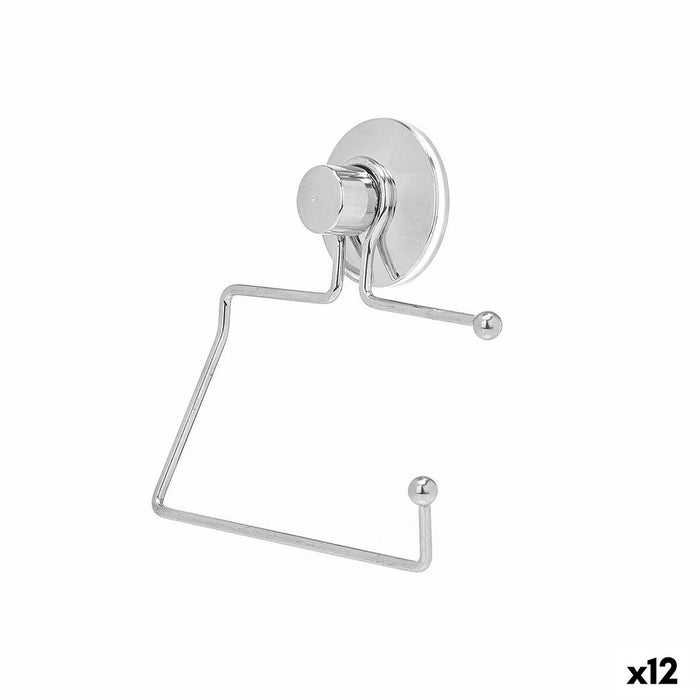 Toilet Roll Holder Berilo Metal Steel ABS 12 x 14 x 3,5 cm (12 Units)