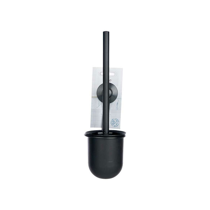Toilet Brush Berilo Black Steel ABS 10 x 36 x 10 cm (12 Units)