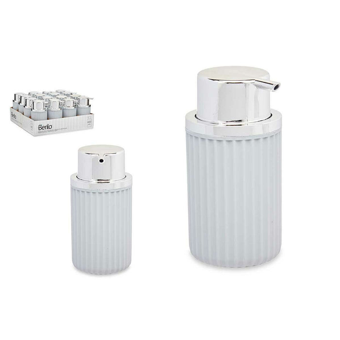 Soap Dispenser Berilo Grey Plastic 450 ml 7 x 14,5 x 8,5 cm (16 Units)
