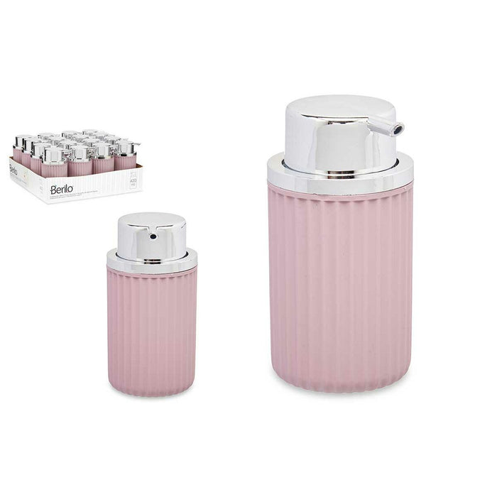 Soap Dispenser Berilo Pink Plastic 420 ml 7 x 14,5 x 8,5 cm (16 Units)
