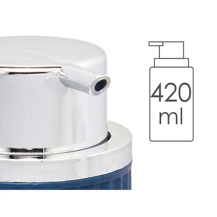 Soap Dispenser Berilo Blue Plastic 420 ml 7 x 14,5 x 8,5 cm (16 Units)