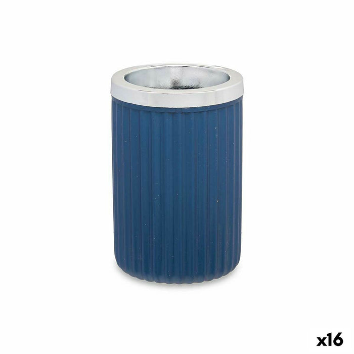 Glass Berilo Blue Plastic 7,5 x 11,5 x 7,5 cm (16 Units)