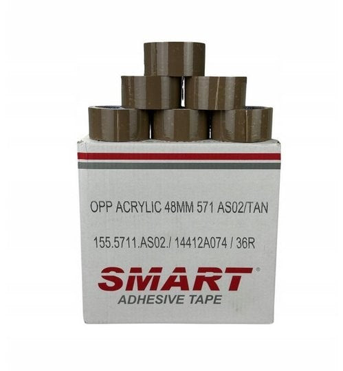 BSTech Acrylic Packaging Tape 48*60m brown cardboard box 36 pcs