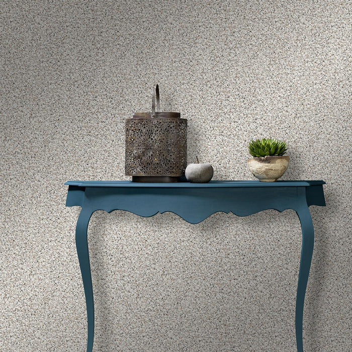 WALLPAPER VINYL SPRAYED PLASTER BEIGE