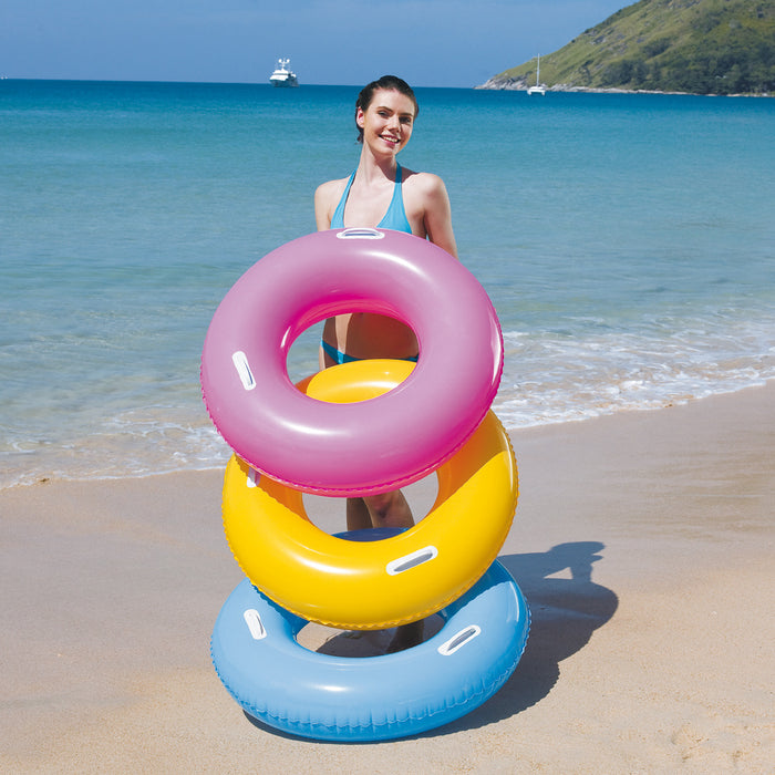 BESTWAY Inflatable belt Neon with handles 36084