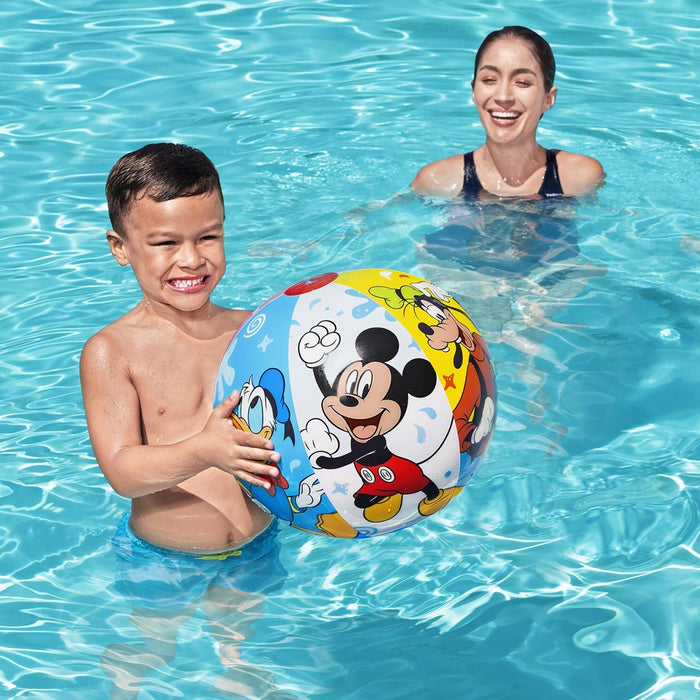 Bestway Inflatable Beach Ball - Mickey & Friends, 51 cm