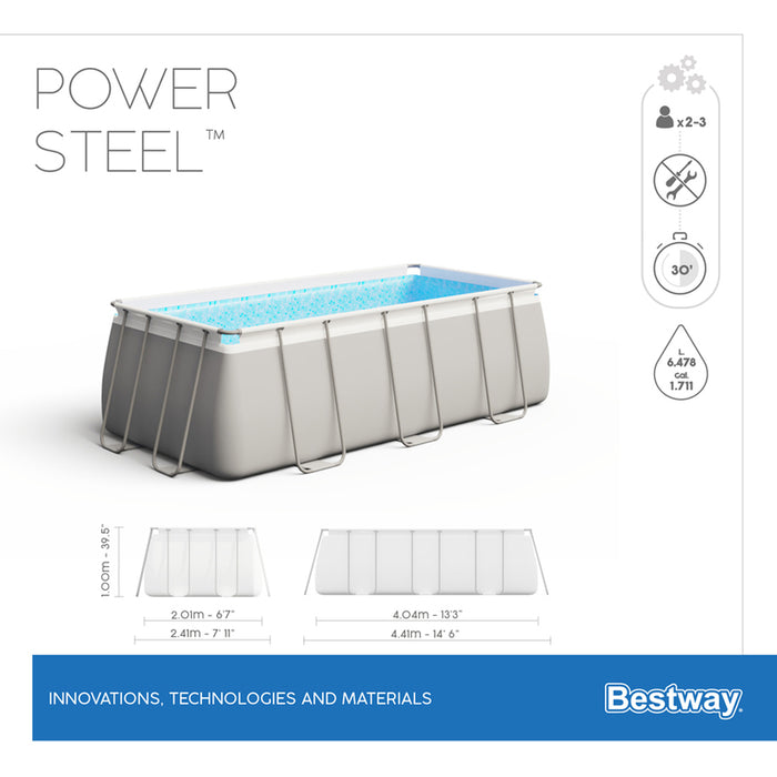 SWIMMING POOL 404X201X100CM WITH SAND FILTER BESTWAY 56442