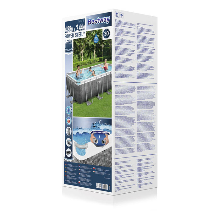 POOL 488X244X122CM BESTWAY 56996