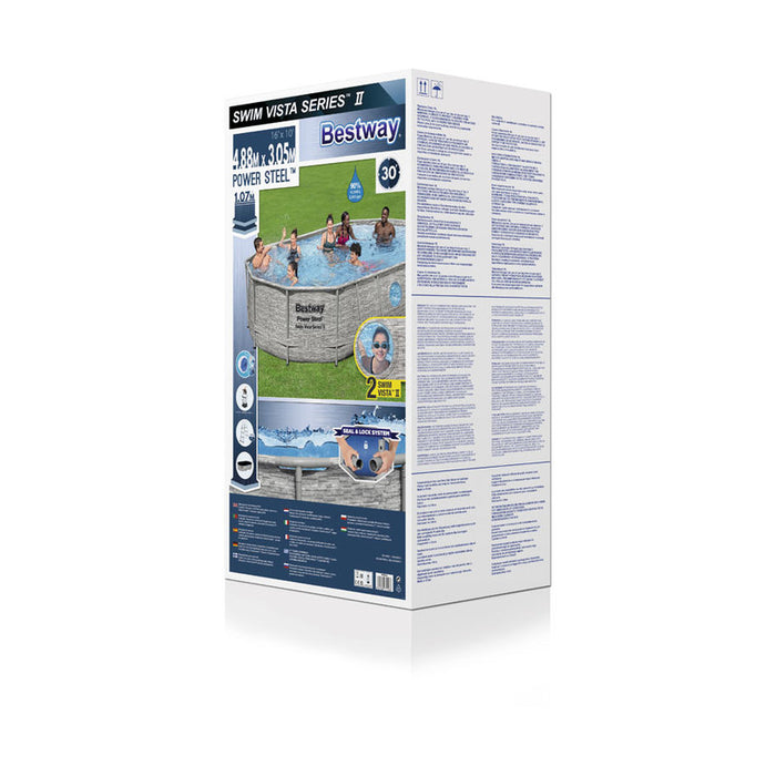 SWIMMING POOL 488X305X107CM BESTWAY 56946