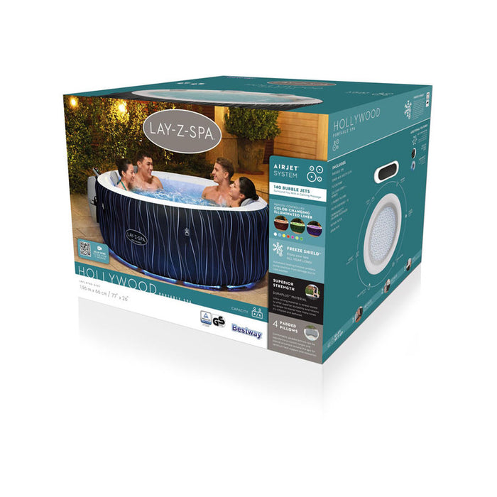 INFLATABLE JACUZZI F196X66CM BESTWAY HOLLYWOOD