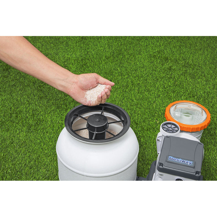 POOL FILTER PUMP 5678L/H WITH SAND OR POLYSPHERE BESTWAY 58497
