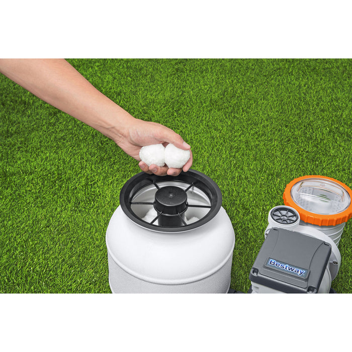 POOL FILTER PUMP 5678L/H WITH SAND OR POLYSPHERE BESTWAY 58497