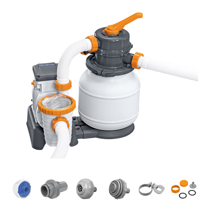 POOL FILTER PUMP 5678L/H WITH SAND OR POLYSPHERE BESTWAY 58497