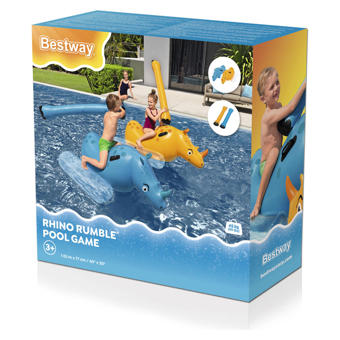 WATER GAME RHINO 153X77CM. BESTWAY 41522