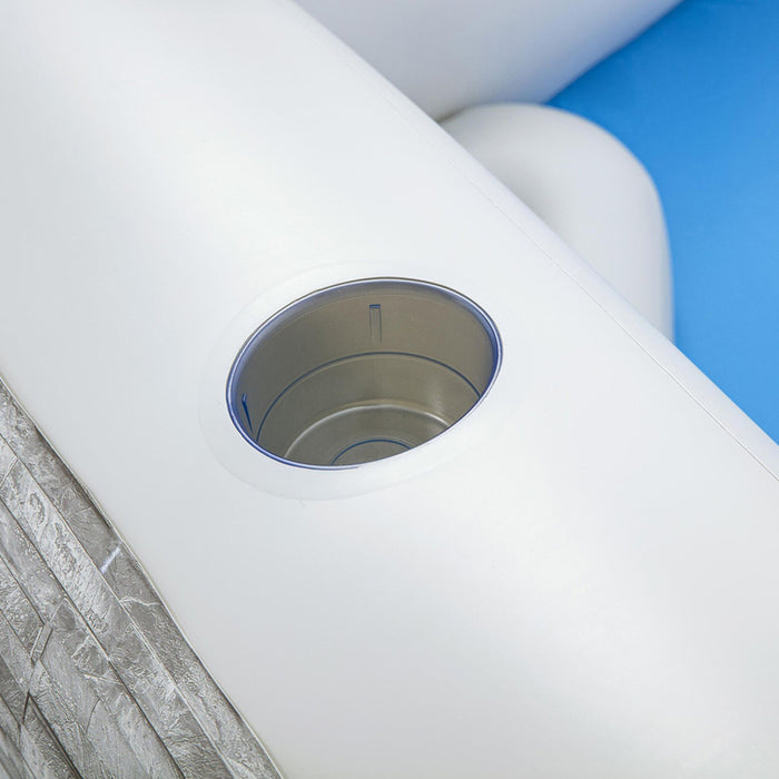 SWIMMING POOL 213X206X53 STONE POOL BESTWAY 54423