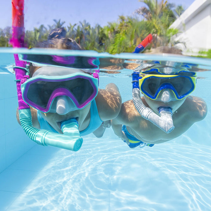 SWIMMING SET SNORKELLING GOGGLES AND FINS CRUSADER BESTWAY 25046