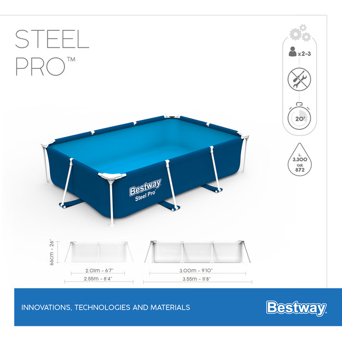 POOL 300X201X66CM BESTWAY 56404